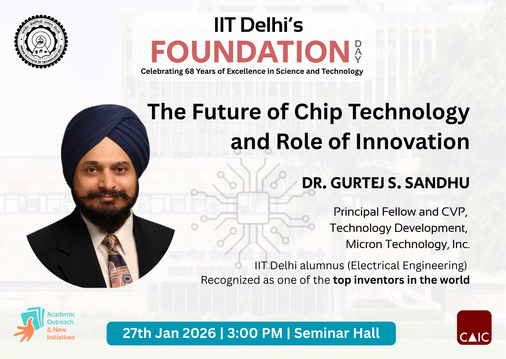 IIT Delhi's FOUNDATION DAY Celebrating 68 Years of Excellence in Science and Technology